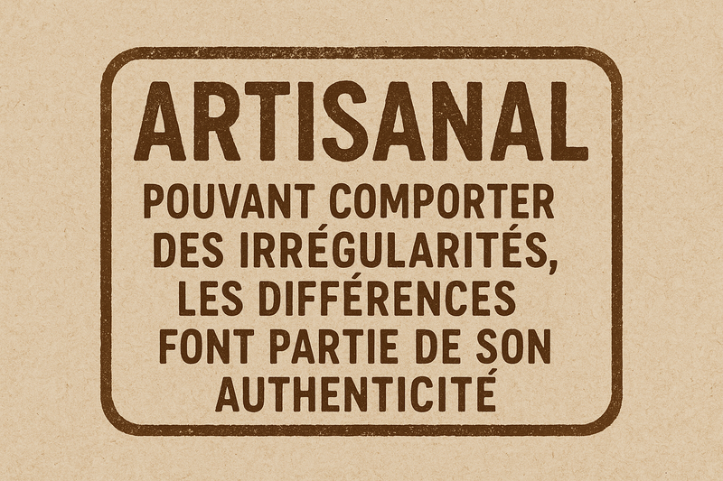 Les pièces artisanales