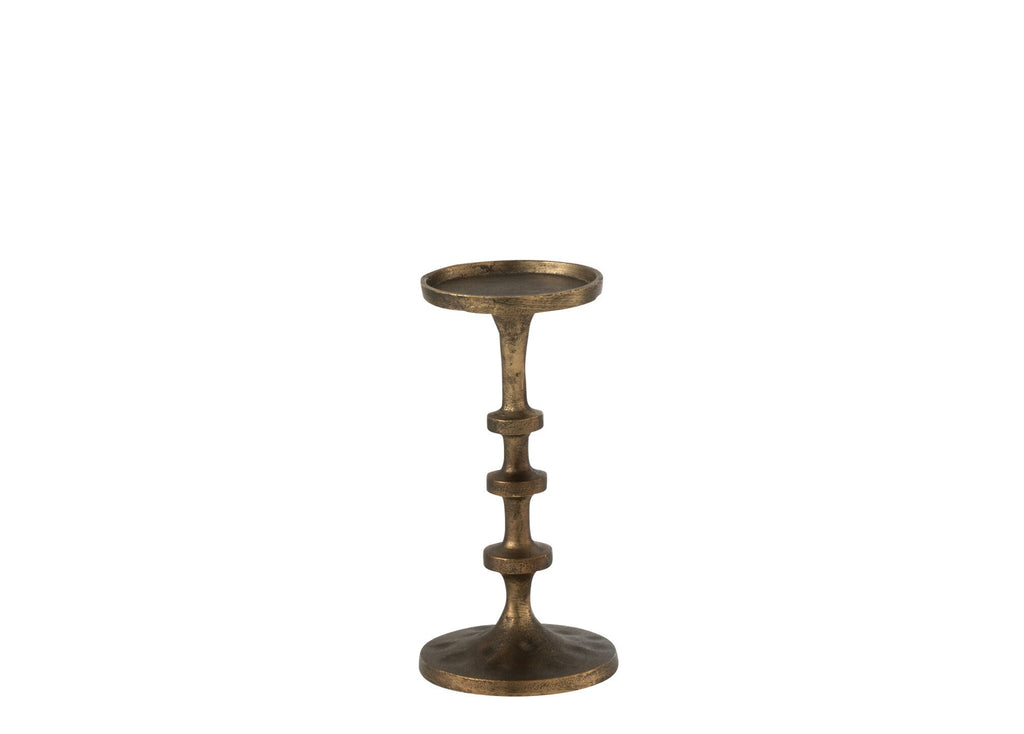 Chandelier Luz – Aluminium Bronze (pour bougie pilier)
