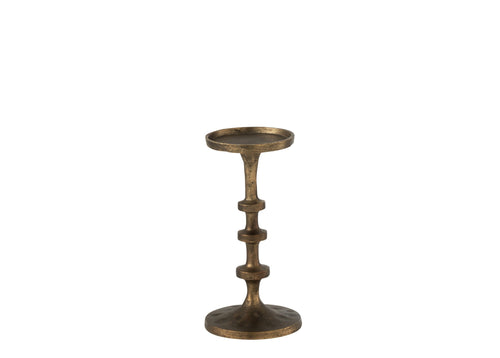 Chandelier Luz – Aluminium Bronze (pour bougie pilier)