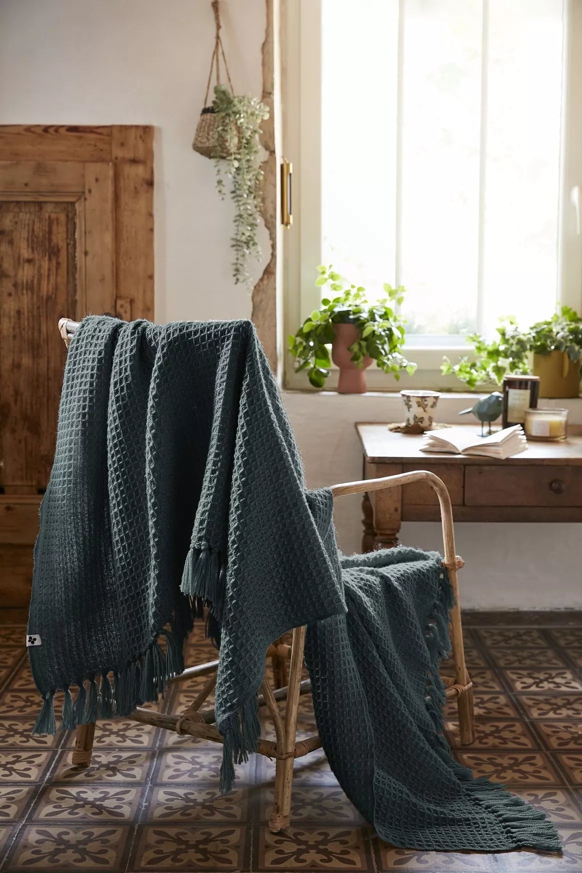 Plaid GABIN Ardoise -  L'effet papillon