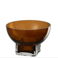 Vase Carol Verre Marron S