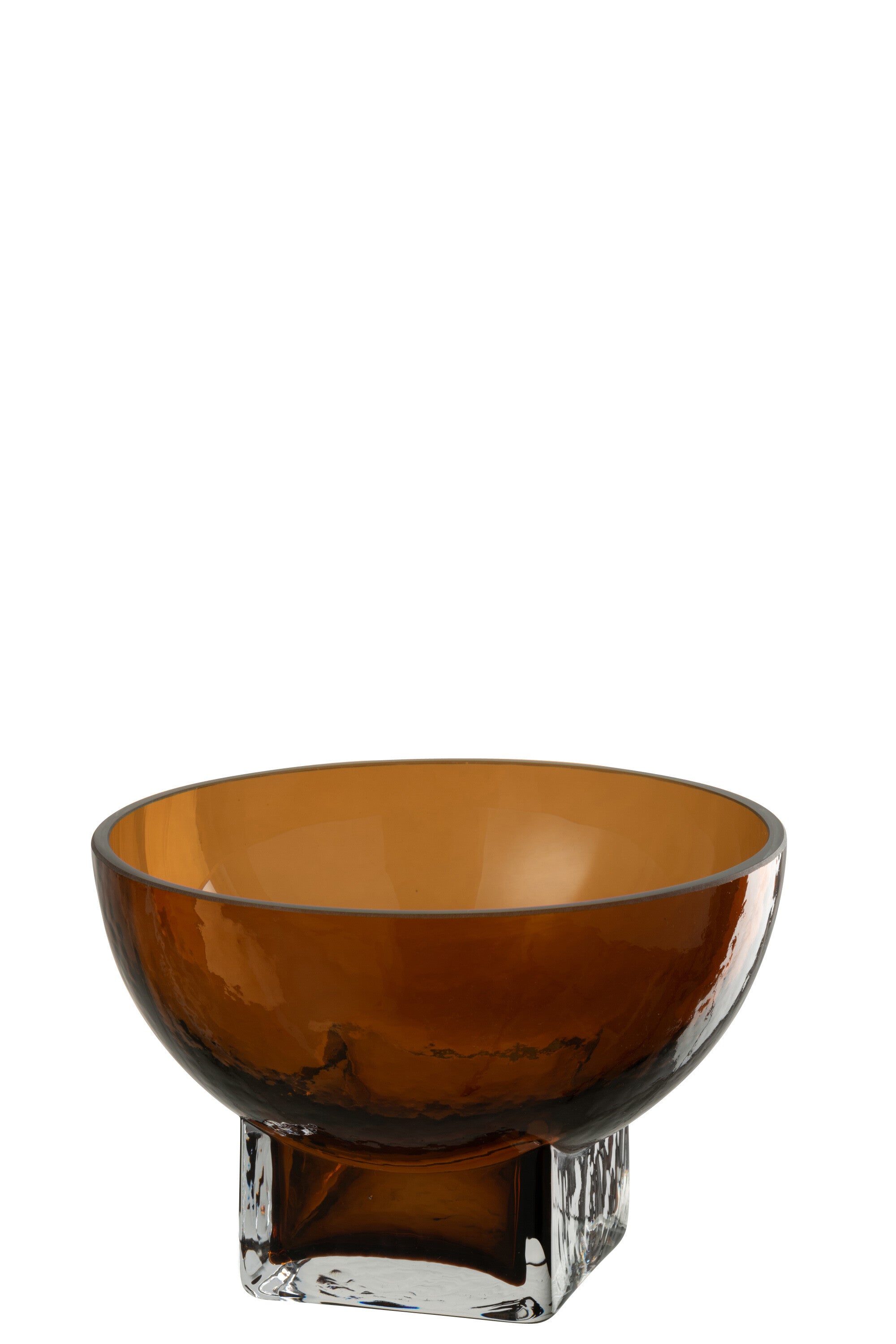 Vase Carol Verre Marron S