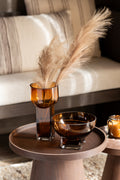 Vase Carol Verre Marron S