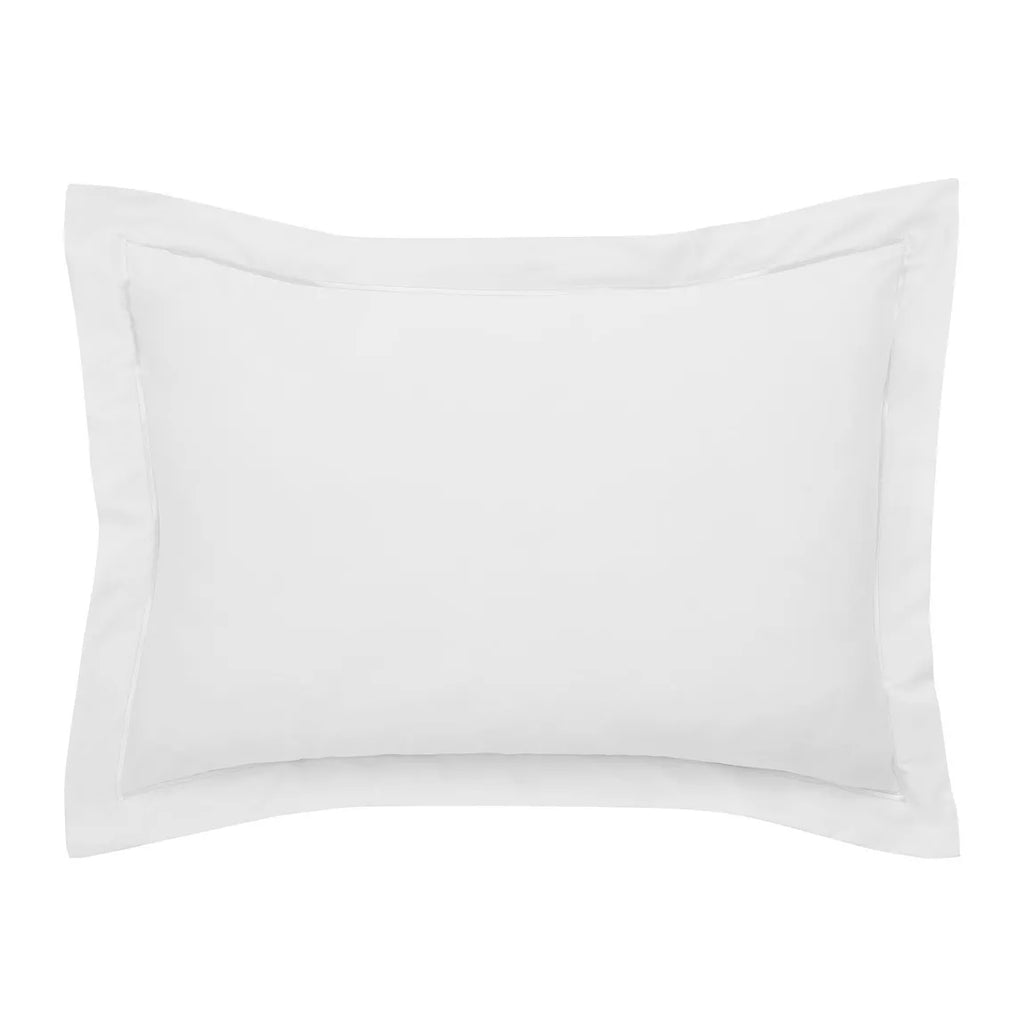 Taie d'oreiller "Prestige" Blanc Optique 100% Satin de coton 50 x 70 - Coton Pur