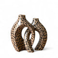 Le Duo de Vases Enlacés Philae- Léopard - MAISON MARMOL