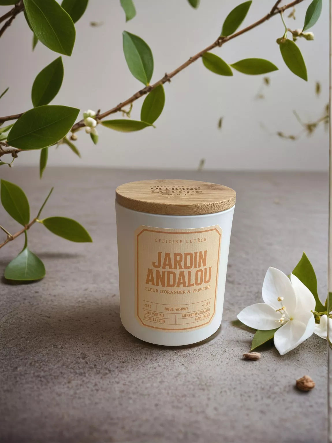Bougies parfumée Jardin Andalou - Officine Lutèce