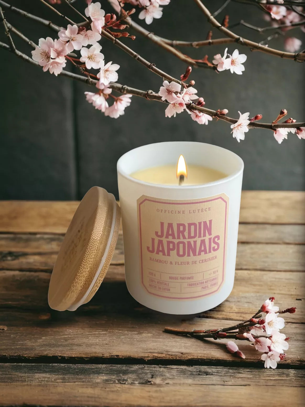 Bougie parfumée Jardin Japonais - Officine Lutèce