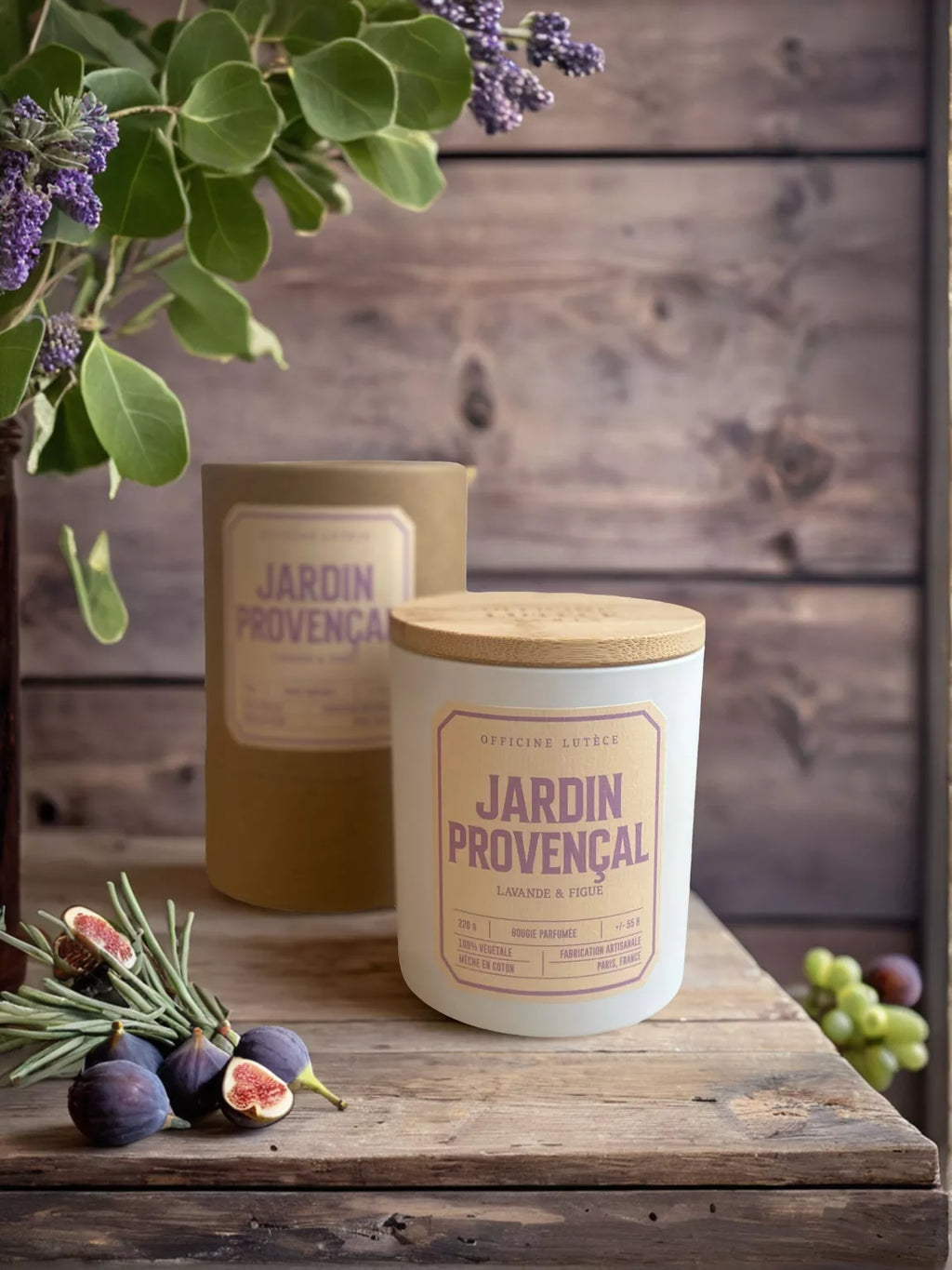 Bougie parfumée pêche de vigne Bougie parfumée pêche de vigne