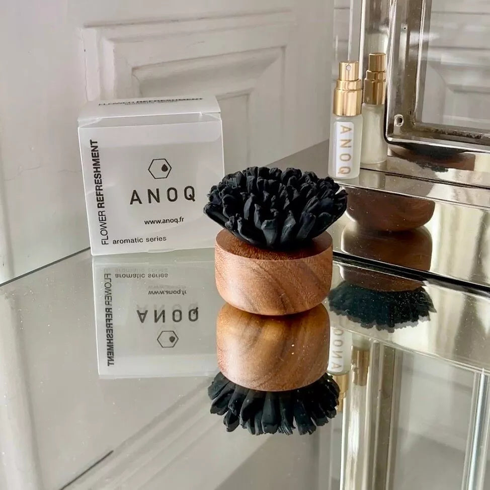 Diffuseur de parfum en céramique - Oeillet du Japon noir - ANOQ