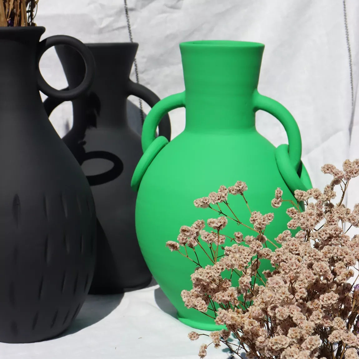 Vase Cirta - Vert mat MAISON MARMOL