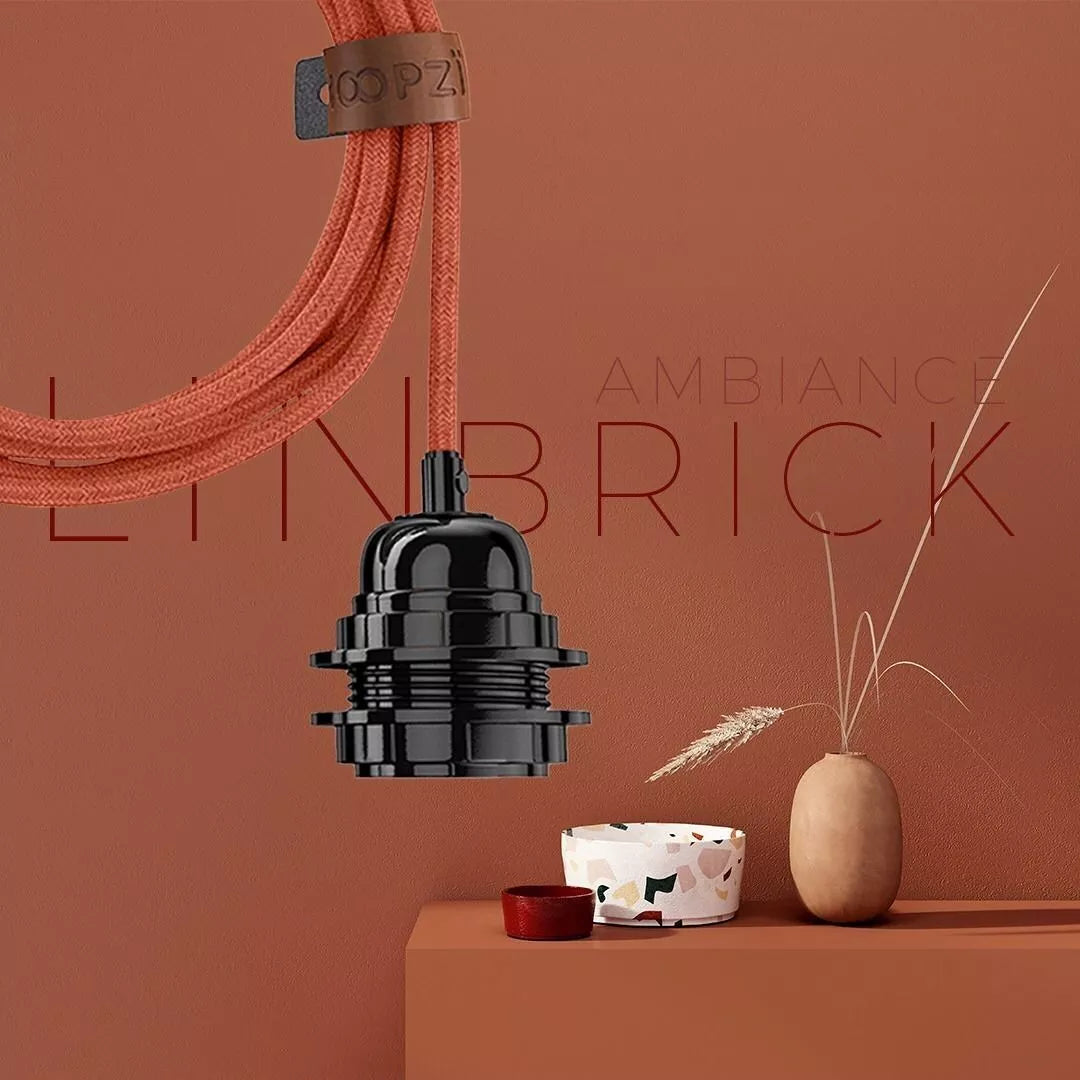 Cordon Electrique Tissu brick – HOOPZÏ