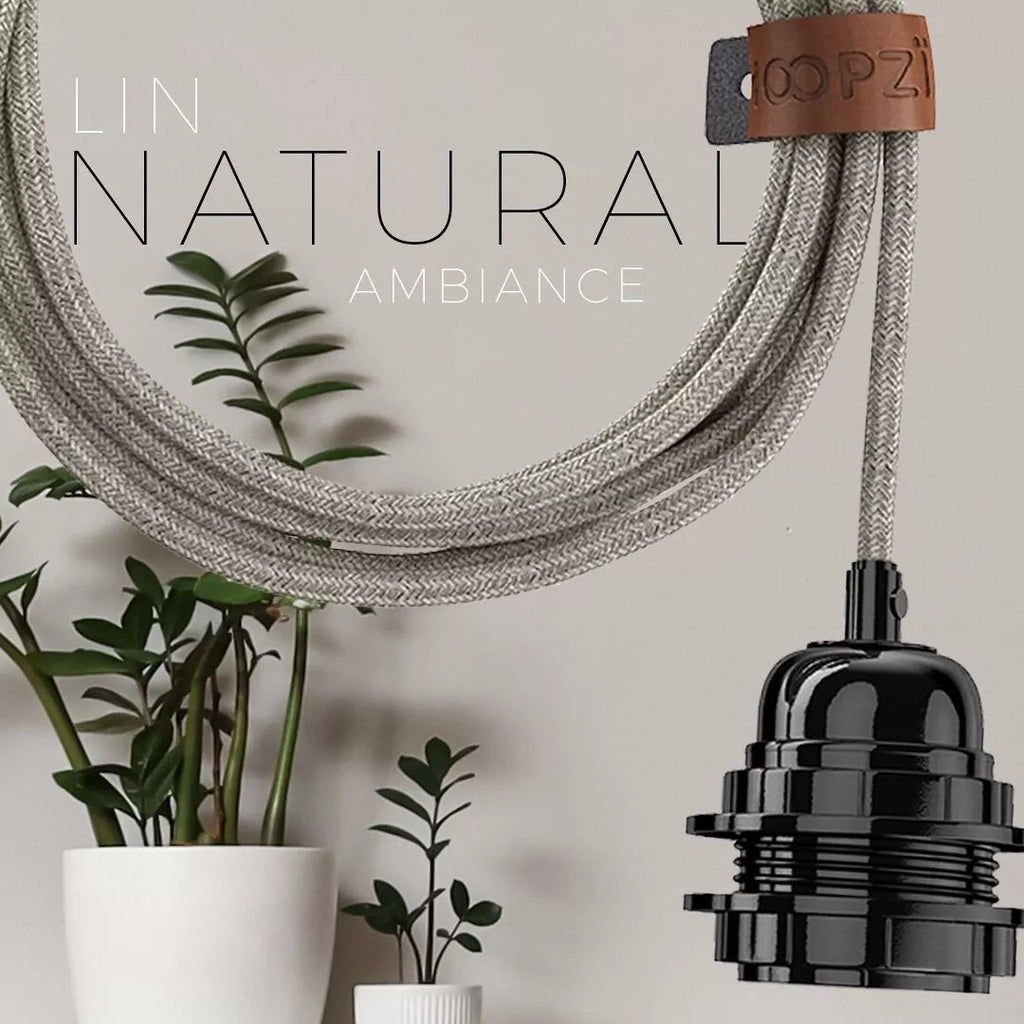 Cordon Electrique Tissu Linen – HOOPZÏ