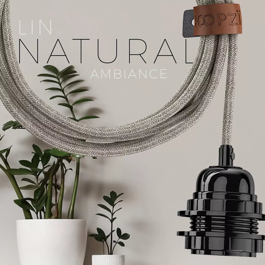 Cordon Electrique Tissu Linen – HOOPZÏ