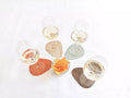 Sous-verres PEBBLE provençal (lot de 4) - Leewalia