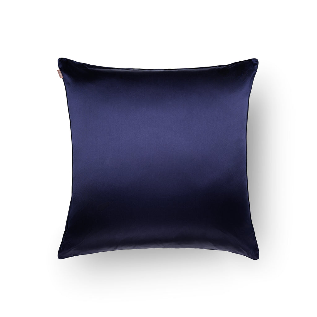 Taie d'Oreiller 100% Pure Soie de Mûrier - Bleu nuit - Emily’s Pillow