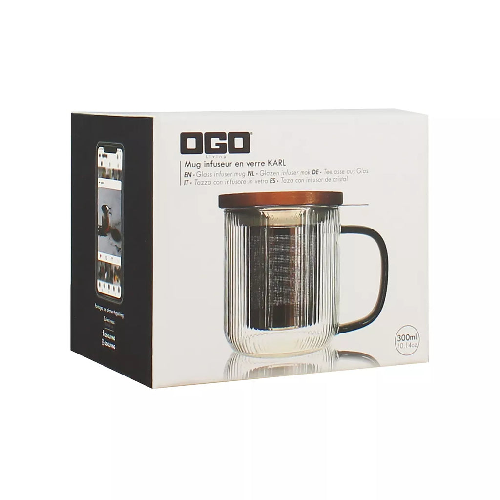 Tisanière petit modèle anse graphite - OGO LIVING