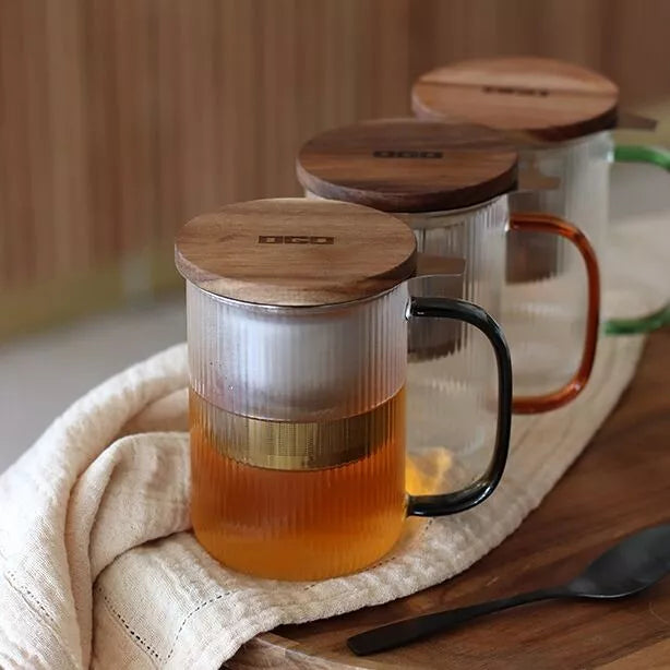 Tisanière grand modèle anse ambre - OGO LIVING