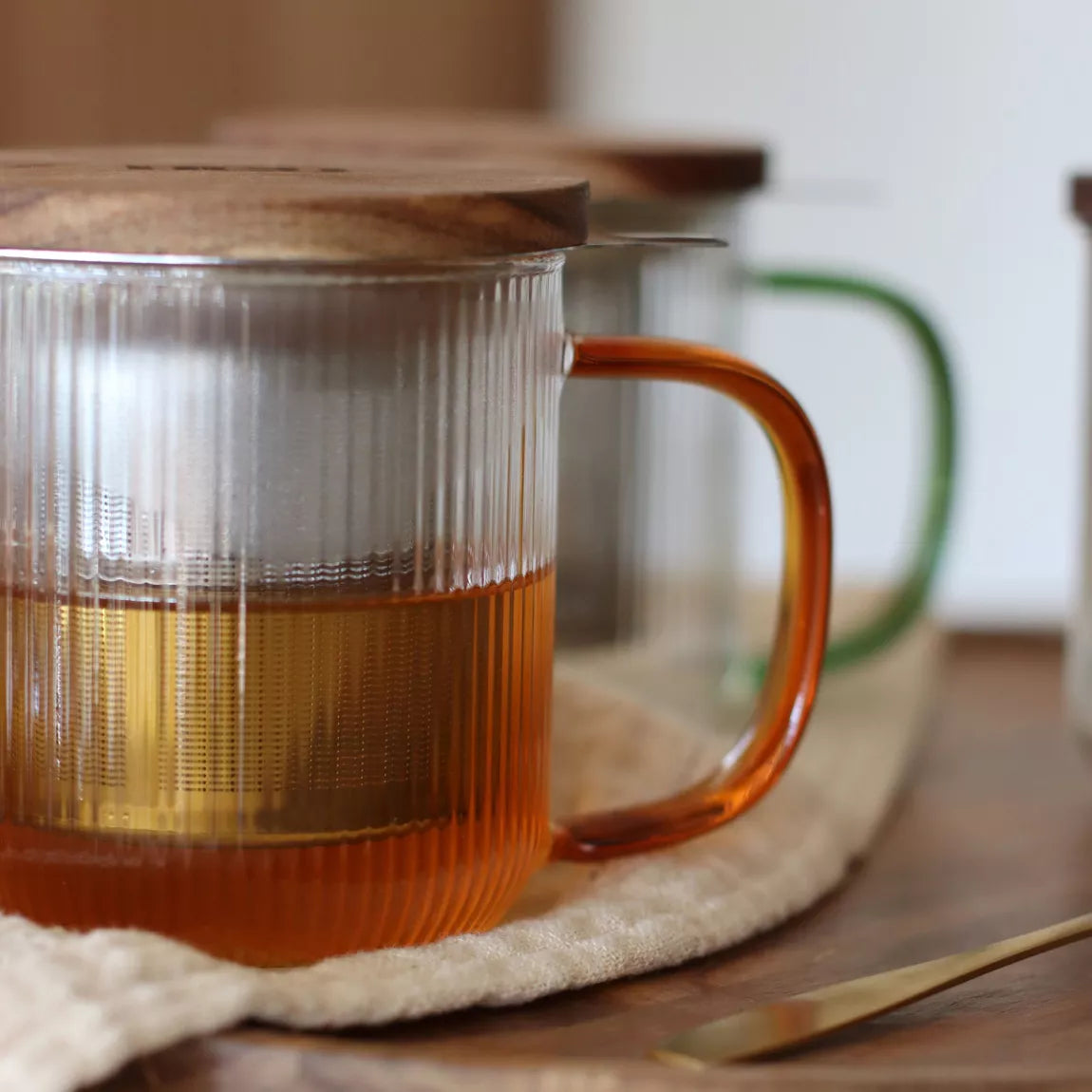 Tisanière petit modèle anse ambre  - OGO LIVING