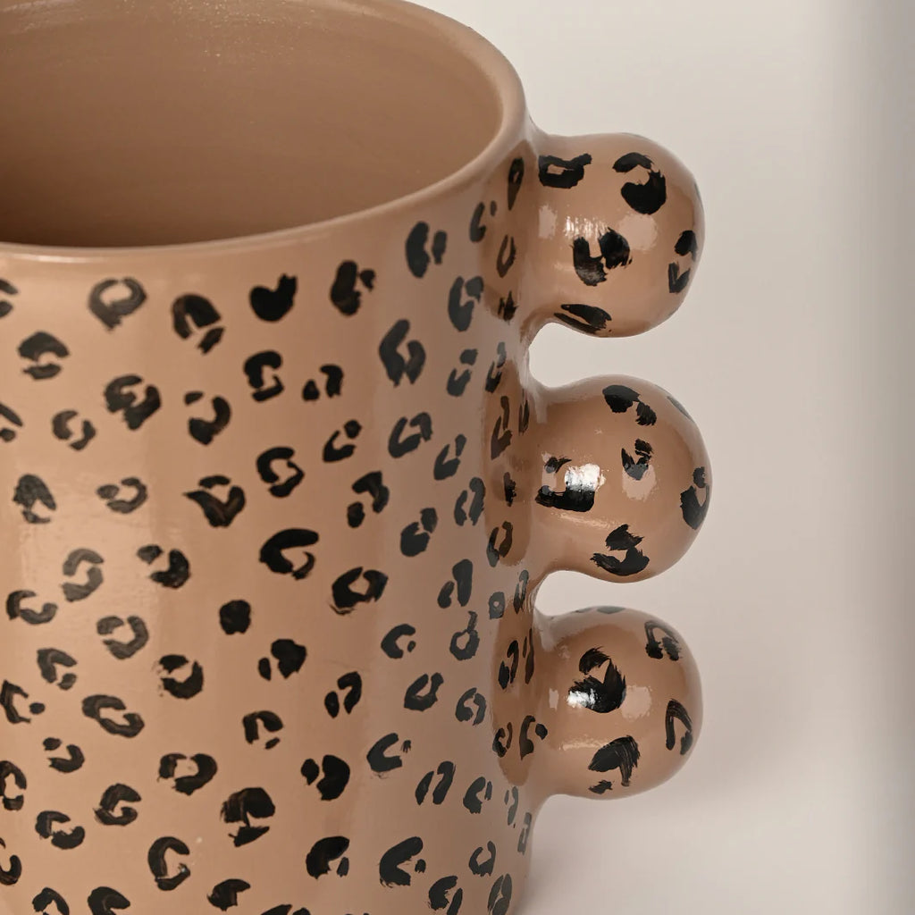 Le Vase Coptos - Léopard - MAISON MARMOL
