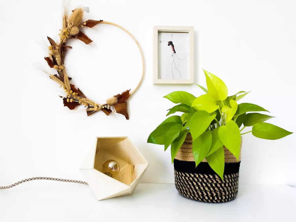 Petite lampe origami érable - Leewalia