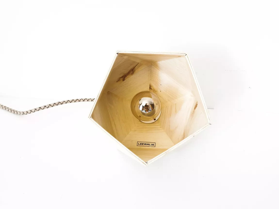 Petite lampe origami érable - Leewalia