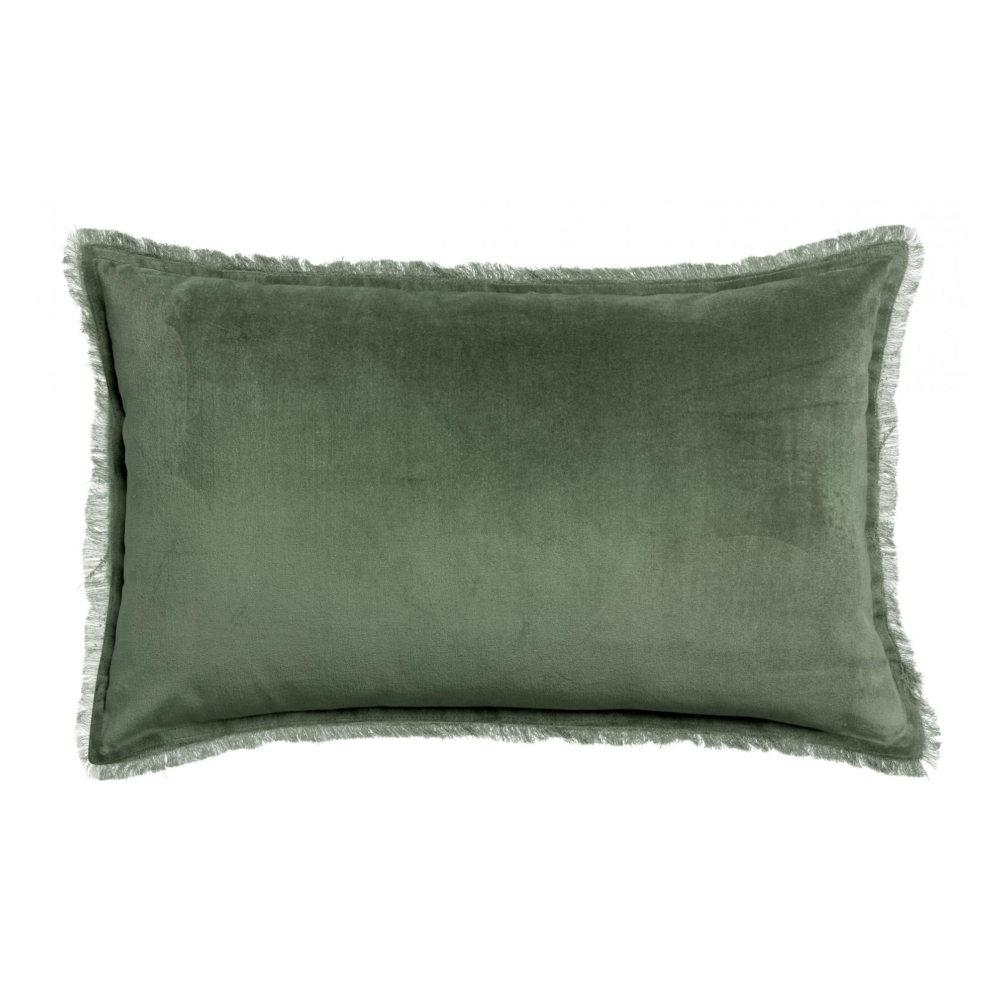 Coussin uni Fara Thym 40 x 65 - MAISON VIVARAISE