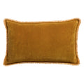 Coussin uni Fara Safran 40 x 65 - MAISON VIVARAISE